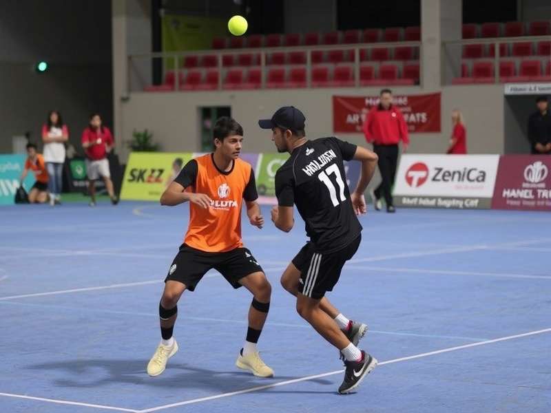 Jaipur Handball Masters Desi Culture - Characters in Traditional Indian Attire Playing on Gully Court