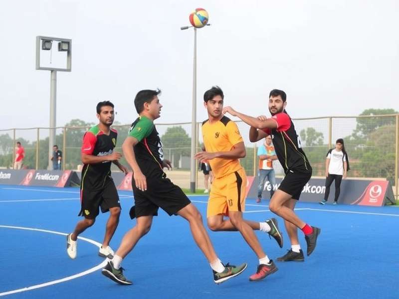 Jaipur Handball Masters Game Cover - Desi Street Handball Action with Indian Players in Jaipur Gully